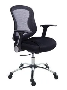 Ergonomischer Bürostuhl, Netzstoff, Netzrücken, Gestell Chrom, MaYAH,Spir